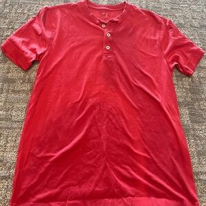 Gap quarter button t shirt men’s medium